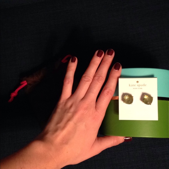 Mediterranean Blue Kate Spade earrings (brand new) - Picture 6 of 6